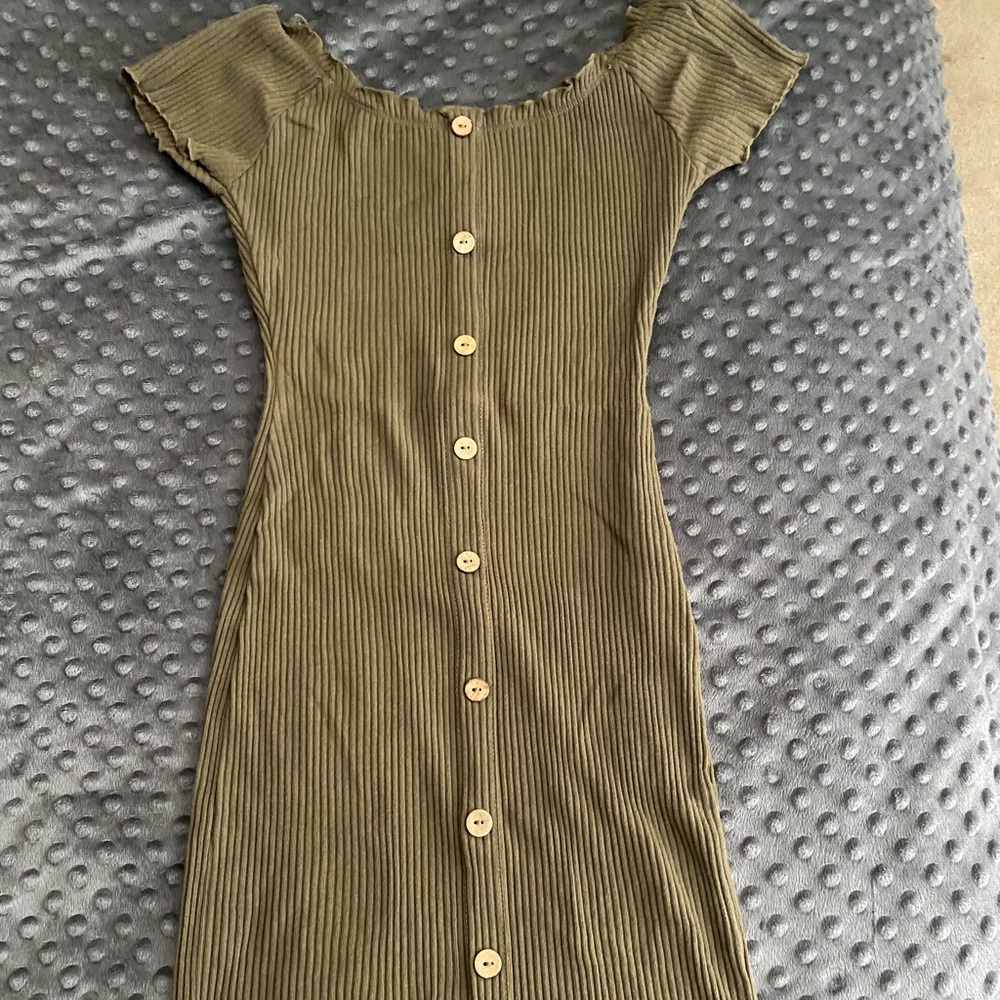 Derek Heart skin tight, off the shoulder dress / M